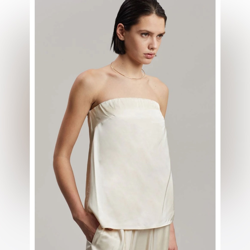Esse studio strapless drape top